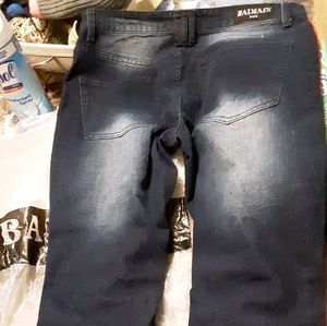 Mens balmain biker jeans 32w